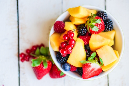 ♥Fruit Salad♥ - salad, berries, fresh, fruit, dessert