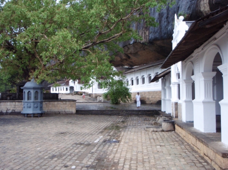 Dambulla - rock, sri lanka, temple, cliff