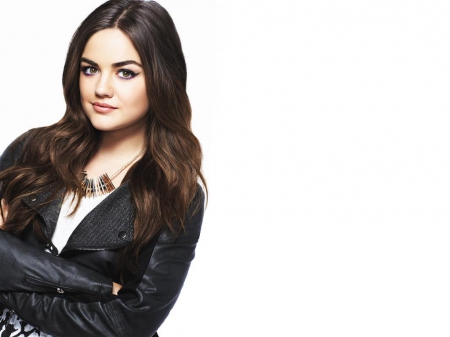 Lucy Hale - Lucy, Lucy Hale, beautiful, model, leather, singer, Hale, actress