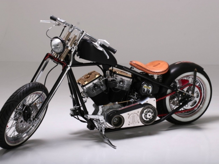 Harley Davidson - Harley Davidson, bike, chopper, moon-eyes