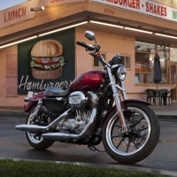 Red Harley Davidson