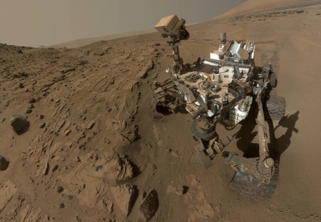 Martian Anniversary Selfie - space, fun, planets, mars, cool