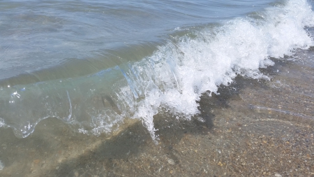 the crash of a wave - crash, sand, beach, wave