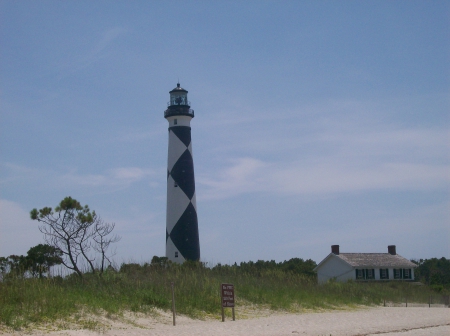 Cape Lookout - lighthouse, cape lookout, outer banks, north carolina