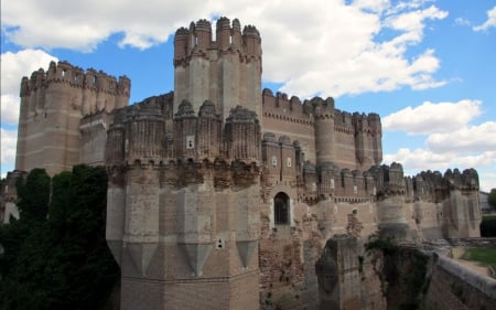 Castle - medieval, moat, stones, castle