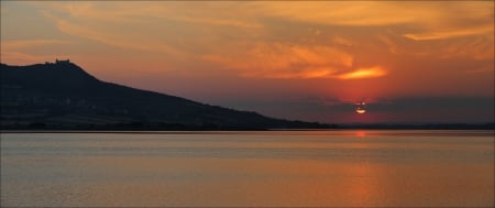 Sunset - water, sunset, sea, sun