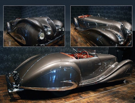 1937 Delahaye MS Roadster - classic, car, roadster, vintage, art deco, sports car