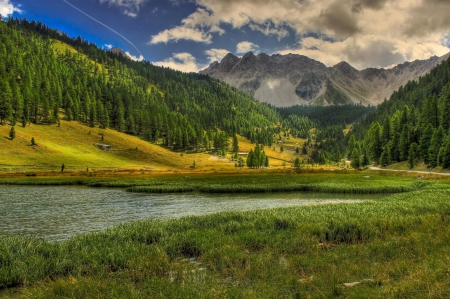 * France - Briancon * - nature, mountains, valley, forest