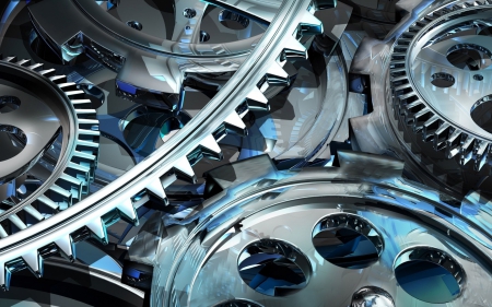 Gears - Gears, Hd, 3D, Abstract