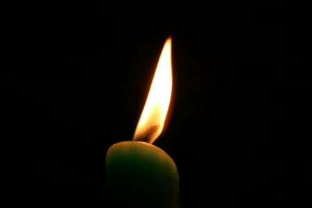 Flame of love - candle, flame, love, light, dark