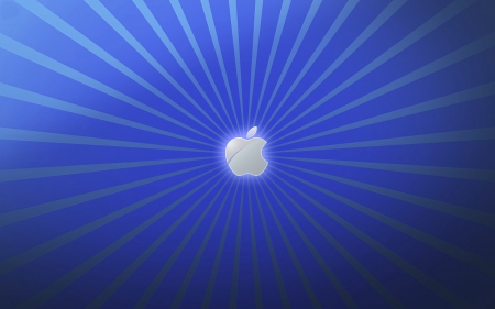 3D Apple design - apple, desktop, shine, beautiful, design, blue, mac, fruit, computer, lovely, phone, 3d, technology, colors