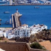 wonderful harbor in ibiza