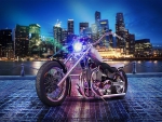 A Harley on The Wharf