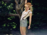 Cowgirl In A Park