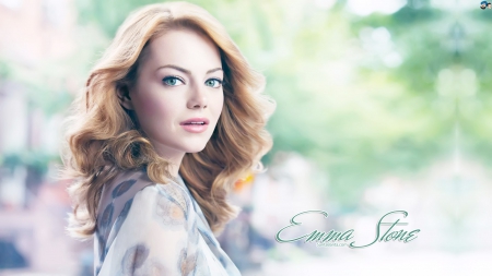 emma stone - beauty, actress, pretty, outdoor