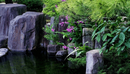 Japanese Garden - Japanese, nature, beautiful, garden