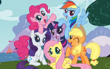 My Little Pony - rainbow dash, friendship is magic, twilight sparkle, my little pony, pinkie pie