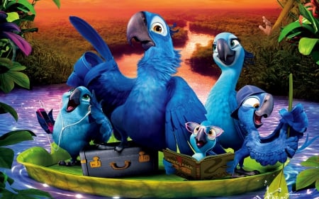 Rio 2 Family - rio, family, wallpaper, 2