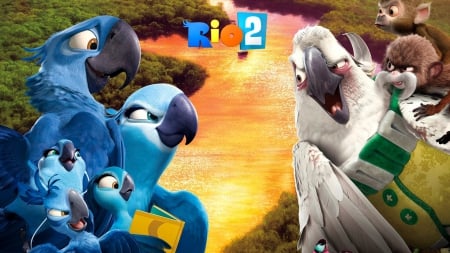 Rio 2 - Wallpaper, Movie, 2, Rio