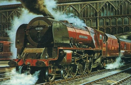 Duchess of Sunderland - steamtrain, locomotive, railroad, wheels, steam