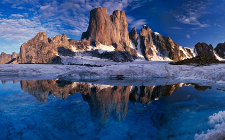 Baffin Island, Canada - canada, nature, baffin island, reflection