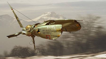 Jedruszek Concept Ship - flying, Jedruszek, concept, ship