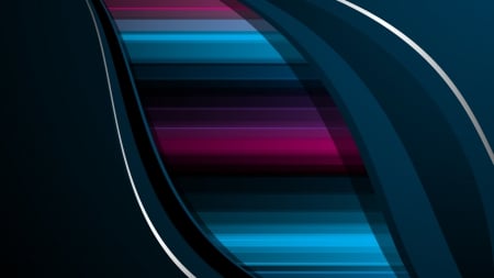 Color Flow Lines 2 - purple, vector, abstract, multicolor, lines, blue, graphics