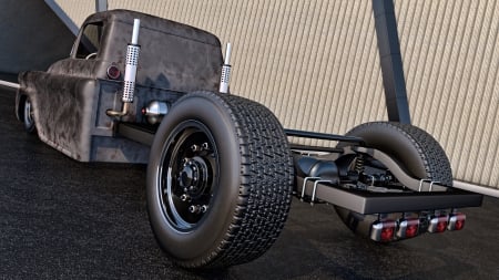 Apache Rat Rod - truck, pickup, apache, rat rod