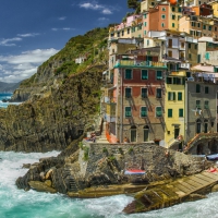 amazing seaside town in italy