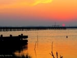 Sunset Near The Pier