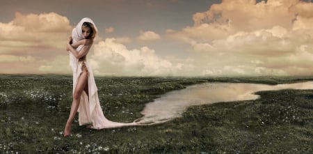 Spring Water - woman, beauty, surrealism, model