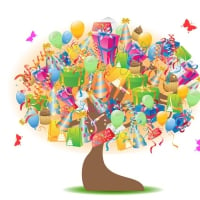 Birthday gift tree