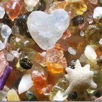 OCEAN SAND-MAGNIFIED 250 TIMES