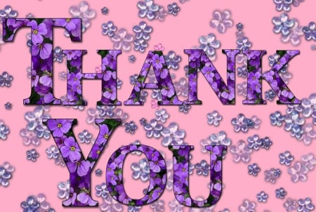 â™¥~Thank You~â™¥ - thank you, thank, you, pink