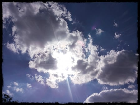 Sunny evening - clouds, bucuresti, romania, blue sky, bucharest, sky