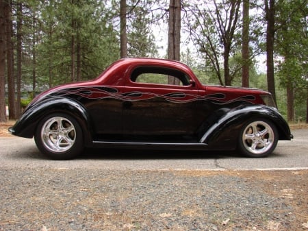 1937 Ford - street rod, auto, ford hot rod, car