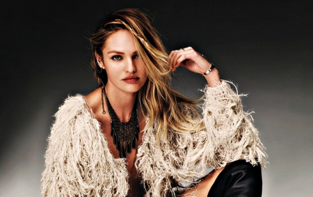 Candice Swanepoel - white, woman, girl, candice swanepoel, black, model