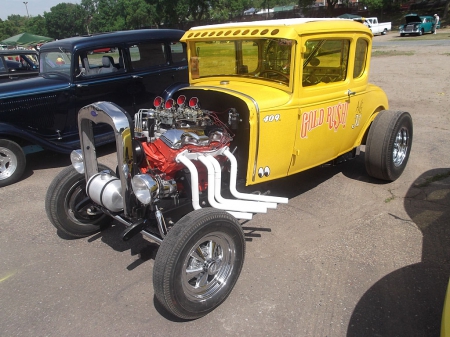 Gold Rush - car, hot rod, custom rod, gold rush