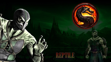 Mortal Kombat - Reptile - mortal, kombat, reptile, video game