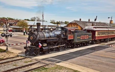 Grapevine Vintage Railroad - locomotive, train, railways, station