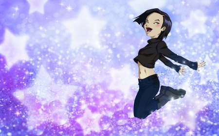 Yumi in a Sea of Stars - cartoons, yumi ishiyama, tv series, code lyoko, cute