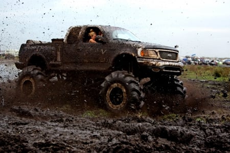 FORD DEEP IN THE MUD - wallpapers up, sema show, socal customs, prime portal