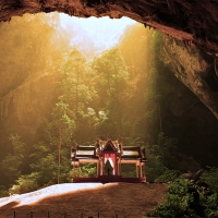 Temple Inside of Phraya Nakhon Cave, Thailand