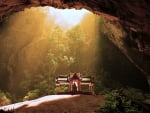 Temple Inside of Phraya Nakhon Cave, Thailand