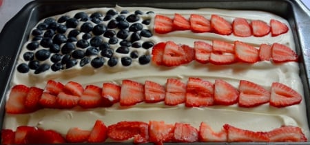 4th Of July Cake - cake, american flag, flag cake, patriotic cake, 4th of july cake