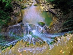 Looking Down a Waterfall