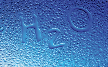 H2O - hd, abstract, h2o, 3d, water