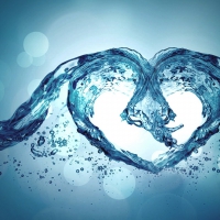 Water Abstract Love