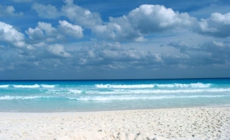 Beach - nature, sky, beach, blue, sea