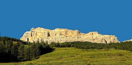 Santa Croce (Dolomiti)_Italy - beauty, sky, valley, italy, trees, panorama, mountains, path, view, clouds, architecture, green, rock, grass, landscapes, alpine hut, houses, italia, nature, forest, snow, scenery, alps, colors